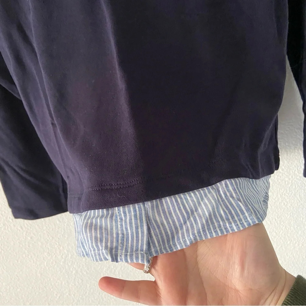 Quiet Luxury NEW Organic Cotton Sweater Bonjour Small Normcore French Girl Style - Picture 13 of 16